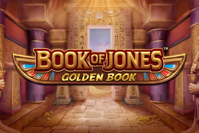 Book of Jones Golden Book Slot Logo
