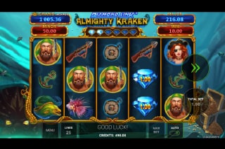 Diamond Link Almighty Kraken Mobile Slot