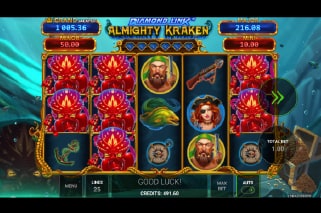 Diamond Link Almighty Kraken Slot Win