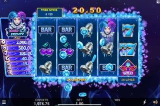 Joker Ice Frenzy Free Spins Bonus Game