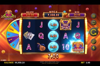 Joker Loko's Multiplier Trail Express Collect Feature