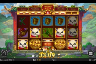 Pandastic Adventure Free Spins Win
