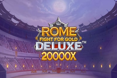 Rome Fight for Gold Deluxe Slot Logo