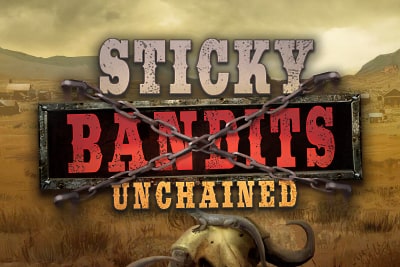 Sticky Bandits Unchained Slot Logo