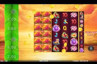 Action Boost Tiki Treasures Bonus Feature