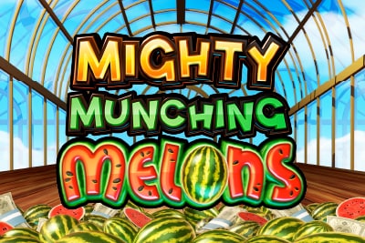 Mighty Munching Melons Slot Logo