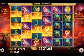 Pompeii Megareels Megaways Free Spins Win