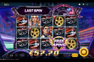 Redline Rush Free Spins Bonus Win