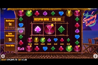 Strawberry Cocktail Free Spins Bonus