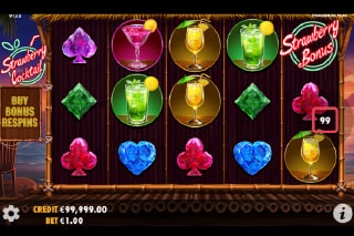 Strawberry Cocktail Mobile Slot Game