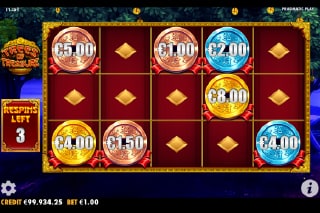 Trees of Treasure Money Respins Bonus