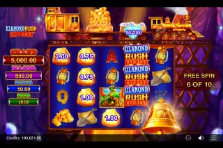 Diamond Rush Express Online Slot Bonus