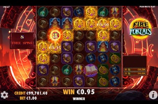 Fire Portals Free Spins Win