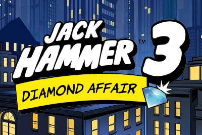 Jack Hammer 3 Diamond Affair Slot Logo