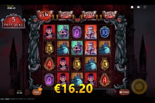 Midnight Thirst Free Spins Win