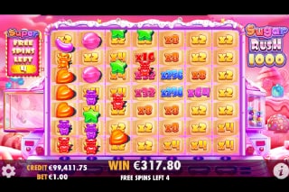 Sugar Rush 1000 Free Spins Win