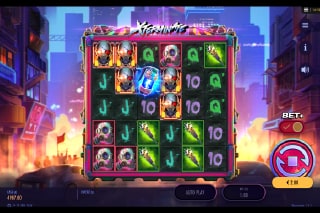 Xterminate Mobile Slot Game with Bomb Feature