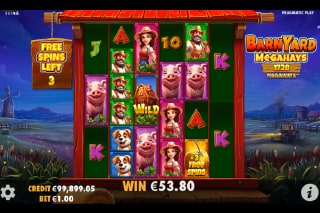Barnyard Megahays Megaways Free Spins Bonus