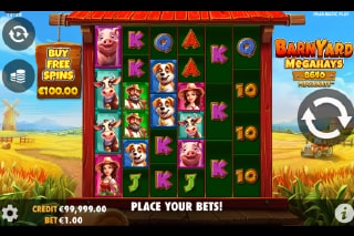 Barnyard Megahays Megaways Mobile Slot Game