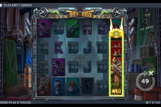 Dirty Dawgs Of Nitropolis Slot Wild Reel