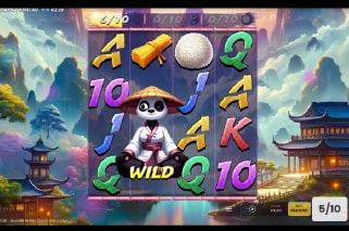 Shaolin Panda Chaos Reels Bonus Game with Sticky Wild