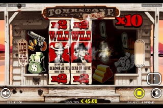 Tombstone No Mercy Free Spins Bonus