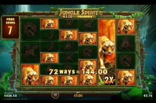 Jungle Spirit Megaways Free Spins Bonus Win