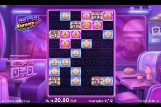 Retro Sweets Free Spins Win