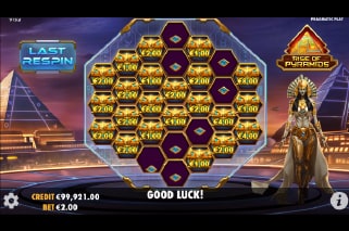 Pragmatic Play Rise of Pyramids Respins Bonus Game