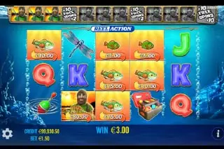 Big Bass Bonanza Reel Action Free Spins with Multiplier Trail