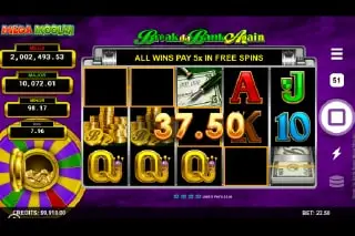 Break Da Bank Again Mega Moolah Win