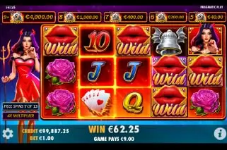 Devilicious Free Spins Bonus Win