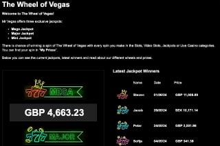 Mr Vegas Casino Wheel Of Vegas