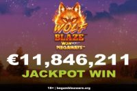 Wolf Blaze Wowpot Megaways Jackpot Win