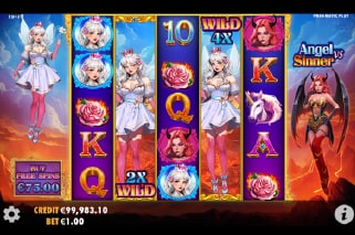 Angel vs Sinner Expanding Wilds