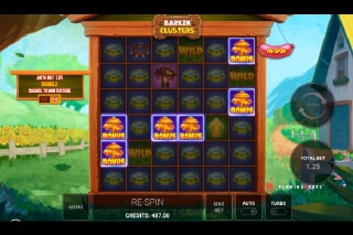 Barkin Cluster Slot Bonus Win