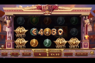 3 Gladiators vs Caesar Free Spins Bonus