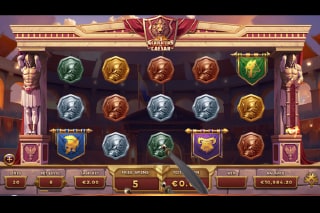 3 Gladiators vs Caesar Mobile Slot Game