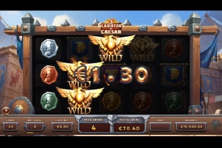 3 Gladiators vs Caesar Wilds