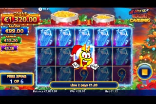 A Hot Hot Blazing Christmas Bonus Game