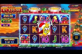 A Hot Hot Blazing Christmas Free Spins Bonus