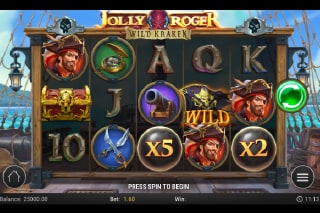 Jolly Roger Wild Kraken Mobile Slot Game
