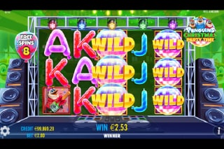 Penguins Christmas Party Time Bonus