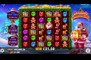 Santa's Xmas Rush Free Spins Bonus Game