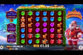 Santa's Xmas Rush Mobile Slot Game