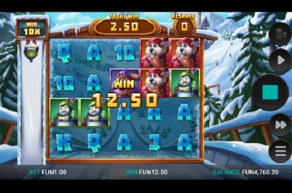 Winter Champions Slot Machine Bonus Game