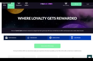 Cosmic Spins VIP Rewards