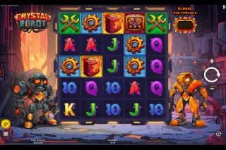 Crystal Robot Mobile Slot Game