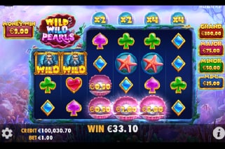 Wild Wild Pearls Bonus Game Win