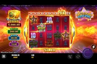 Wild Stacks Super Spins Free Spins Bonus